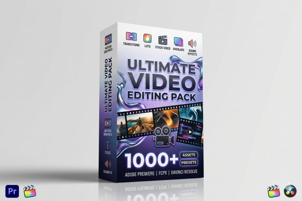 Video Editing Assets Pack - Digizopack